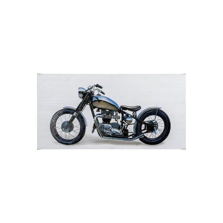 Lets Roll II White by James Wiens a Hand Embellished Textured Canvas from Mercana - Luna Furniture