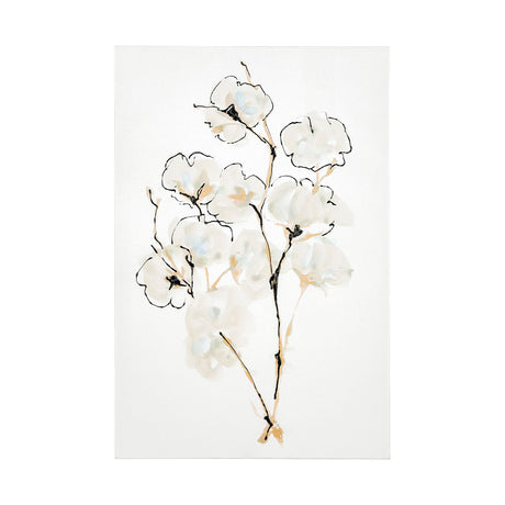 Summer Cotton IV by Chris Paschke a Hand Embellished Textured Canvas from Mercana - Luna Furniture