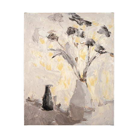 Still Life by Julie Devine a Hand Embellished Textured Canvas from Mercana - Luna Furniture