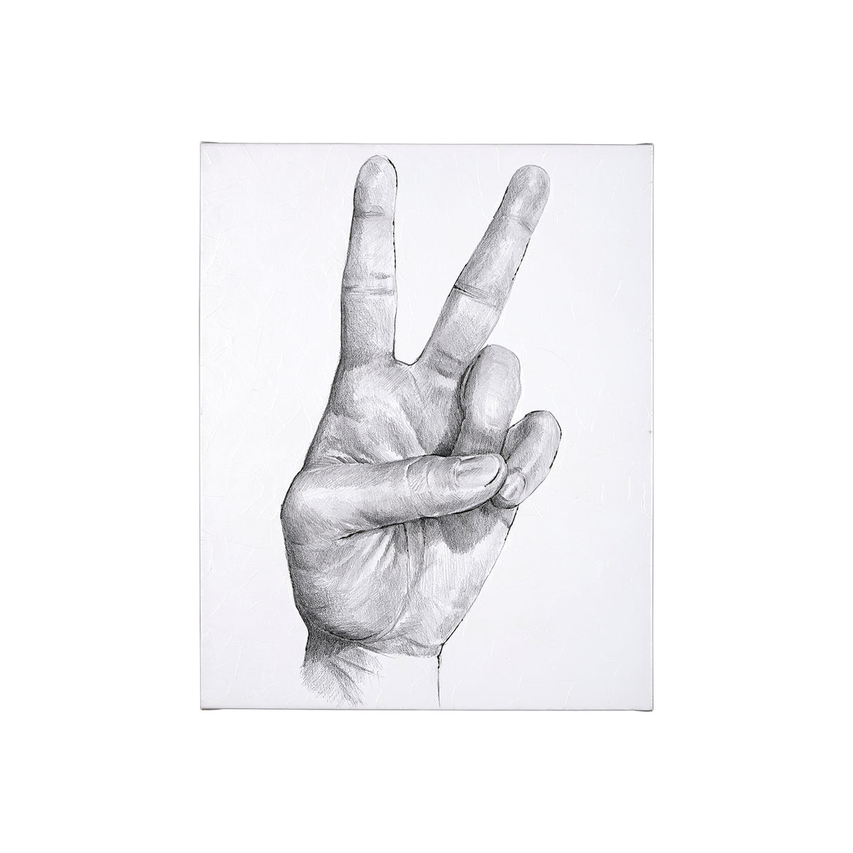 Hand Signs II by Jennifer Paxton Parker a Hand Embellished Textured Canvas from Mercana - Luna Furniture