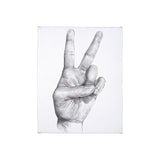 Hand Signs II by Jennifer Paxton Parker a Hand Embellished Textured Canvas from Mercana - Luna Furniture