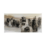 Winter Sheeps II by Stellar Design Studio a Hand Embellished Textured Canvas from Mercana - Luna Furniture