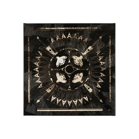 Sandpainting-Ink I by Chad Mackay a Hand Embellished Textured Canvas from Mercana - Luna Furniture