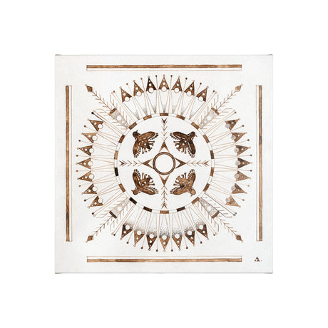 Sandpainting-Watercolor I by Chad Mackay a Hand Embellished Textured Canvas from Mercana - Luna Furniture