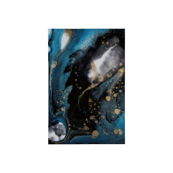 Ocean Currents I by Mercana Studio a Hand Embellished Textured Canvas