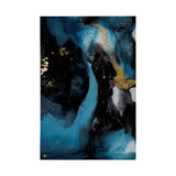 Ocean Currents II by Mercana Studio a Hand Embellished Textured Canvas from Mercana - Luna Furniture