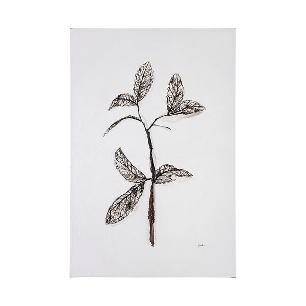 Olive Branch II by Gabrielle Campbell a Hand Embellished Textured Canvas