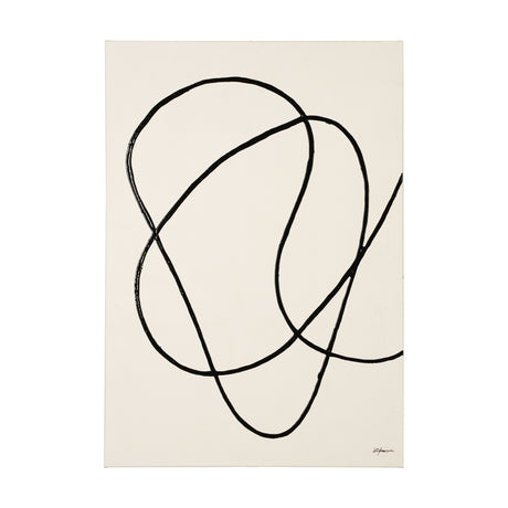 Mess II by Studio M a Hand Embellished Canvas Print from Mercana - Luna Furniture