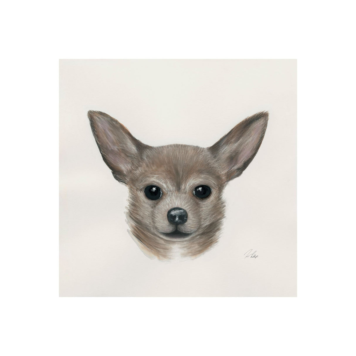 Charlote (Chihuahua) by Mercana Studio a Hand Embellished Textured Canvas from Mercana - Luna Furniture