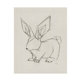 Geo Bunny by Mercana Studio a Hand Embellished Textured Canvas from Mercana - Luna Furniture