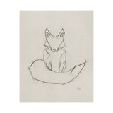 Geo Fox by Mercana Studio a Hand Embellished Textured Canvas from Mercana - Luna Furniture