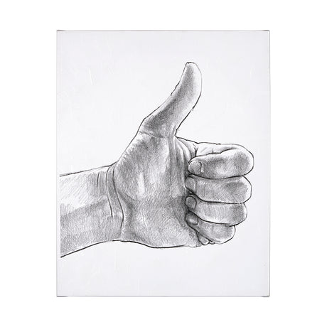 Hand Signs I by Jennifer Paxton Parker a Hand Embellished Textured Canvas from Mercana - Luna Furniture