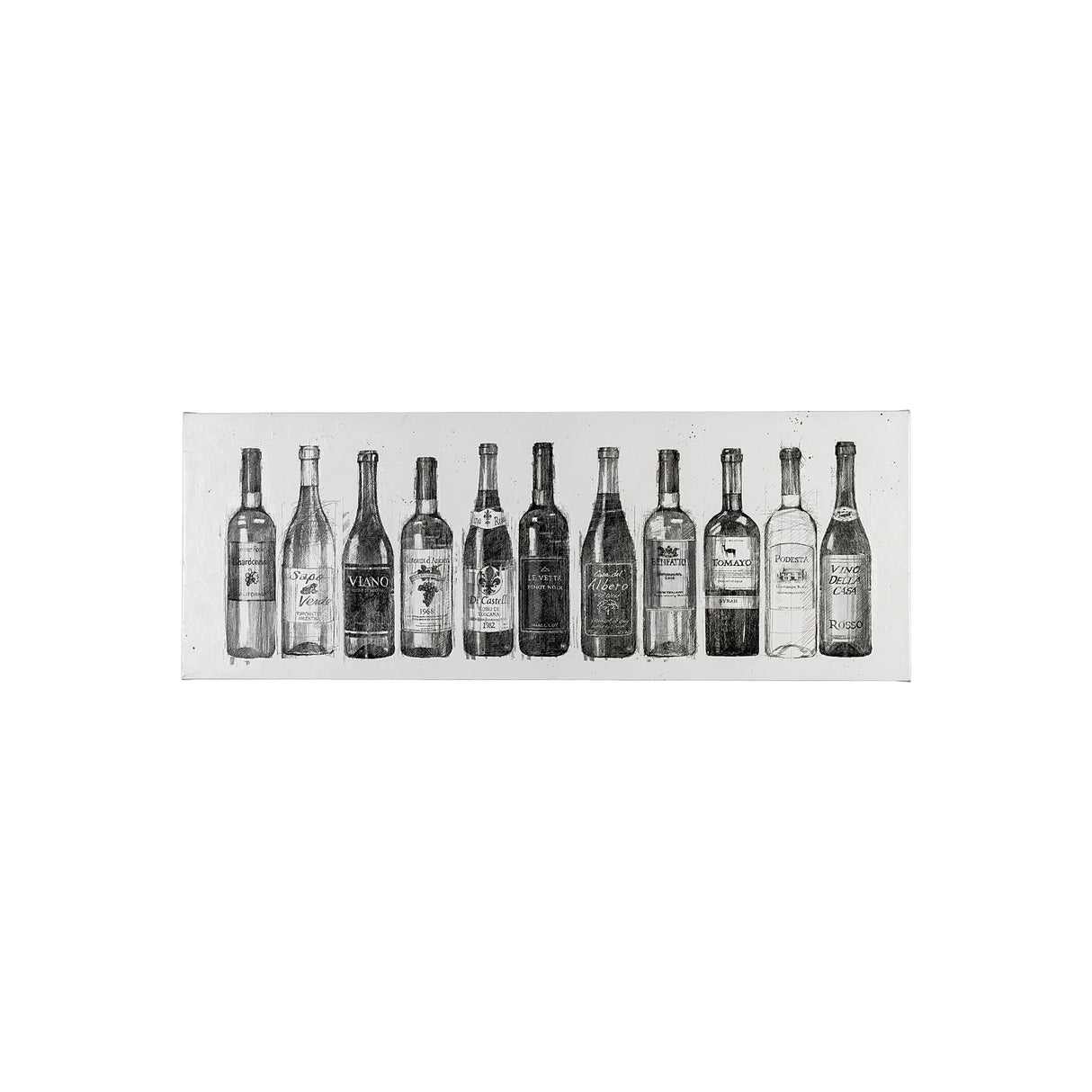 Wine Cellar Crop by Avery Tillmon a Hand Embellished Textured Canvas from Mercana - Luna Furniture