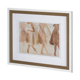 Posture by Mercana Studio a Hand Embellished Textured Framed Art Print Matted under Glass from Mercana - Luna Furniture