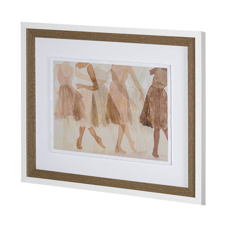 Posture by Mercana Studio a Hand Embellished Textured Framed Art Print Matted under Glass from Mercana - Luna Furniture