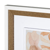 Posture by Mercana Studio a Hand Embellished Textured Framed Art Print Matted under Glass from Mercana - Luna Furniture