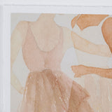 Posture by Mercana Studio a Hand Embellished Textured Framed Art Print Matted under Glass from Mercana - Luna Furniture