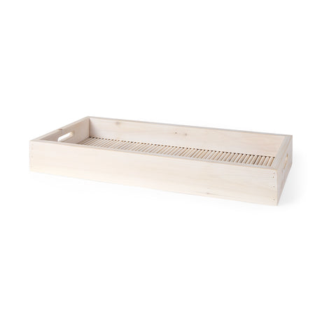Horatio 28L x 12W Natural Wood Rectangular Serving Tray from Mercana - Luna Furniture