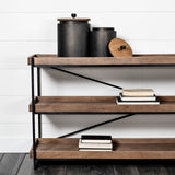Cyril (Set of 2) Gray Metal W/ Brown Wood Lids Jars from Mercana - Luna Furniture