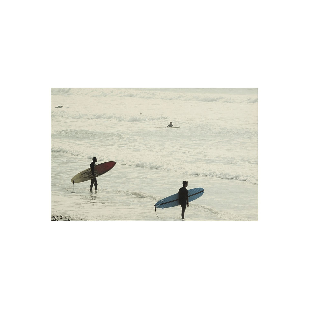 Serene Surf by Urban Octopus a Hand Embellished Textured Canvas from Mercana - Luna Furniture