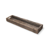 Vernon (Medium) 30L x 7W Brown Reclaimed Wood Tray from Mercana - Luna Furniture