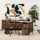 Edge of the World I by Liz Jardine a Hand Embellished Textured Canvas from Mercana - Luna Furniture