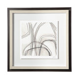 Custom Abstract Logic IV by June Vess a Framed Art Print Matted under Glass from Mercana - Luna Furniture