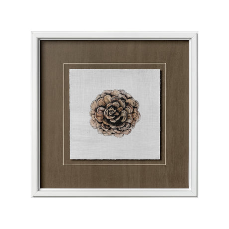 Unknown by Marie a Hand Embellished Textured Framed Art Print Matted under Glass from Mercana - Luna Furniture