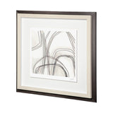 Custom Abstract Logic IV by June Vess a Framed Art Print Matted under Glass from Mercana - Luna Furniture