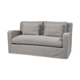 Denly I 69 X 38.25 X 34.5 Flint Gray Slipcover Two Seater Sofa from Mercana - Luna Furniture