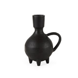 Cyrus Black Spherical Vase W/ Flute Decorative Object from Mercana - Luna Furniture