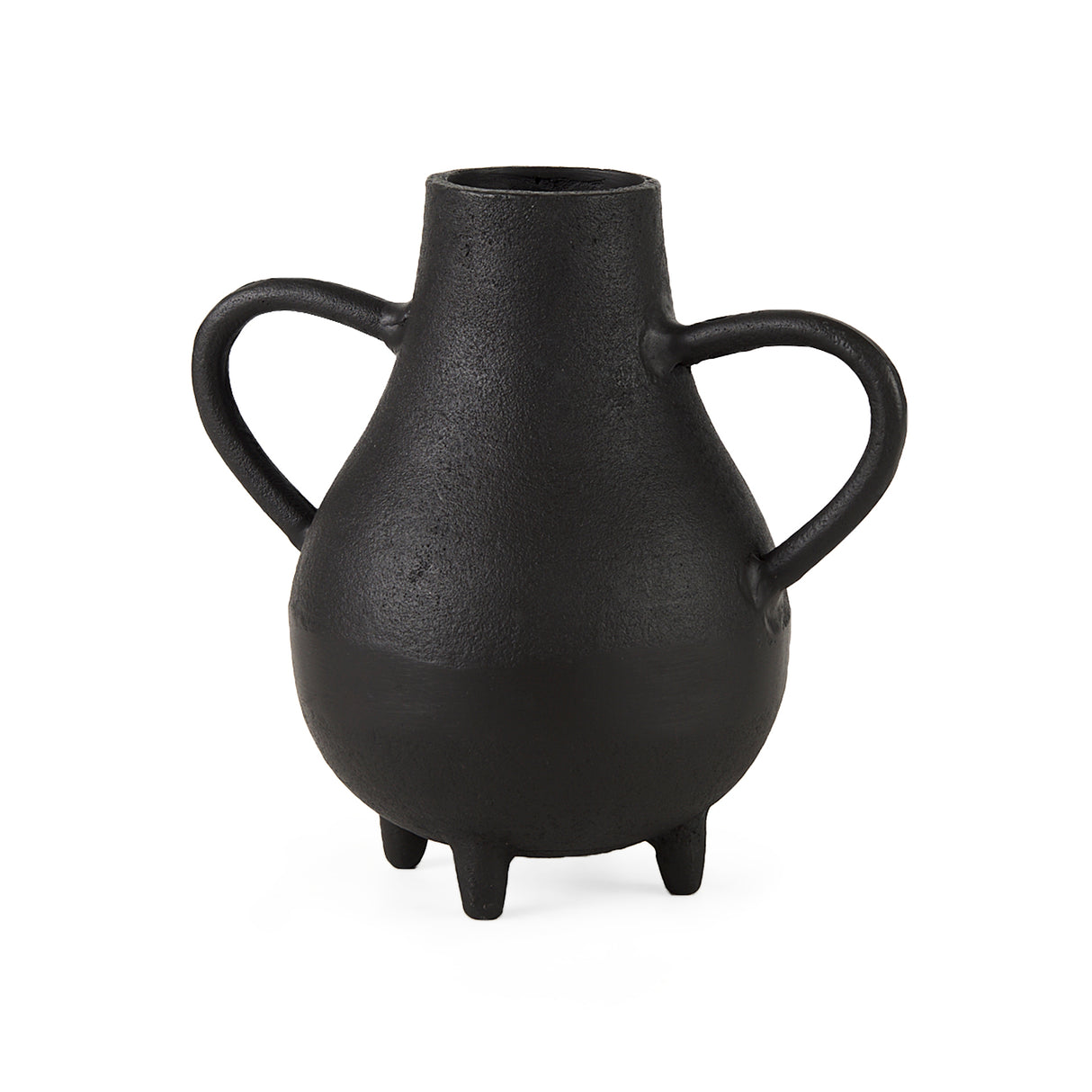 Cyrus Black Two handled Vase Decorative Object from Mercana - Luna Furniture