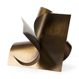 Francesca 18.1L x 18.1W x 18.1H Antique Gold Metal Sculptural Decorative Object from Mercana - Luna Furniture