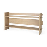 Aida Light Brown Wood Console Table from Mercana - Luna Furniture