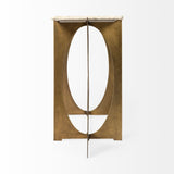 Reinhold IV 59L x 16W White Marble Top Gold Metal Base Console Table from Mercana - Luna Furniture