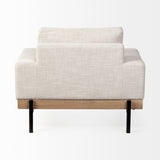 Colburne I Beige Fabric W/ Wood and Iron Frame Accent Chair from Mercana - Luna Furniture