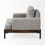 Colburne I Gray Fabric W/ Wood and Iron Frame Accent Chair from Mercana - Luna Furniture