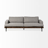 Colburne II 95" Gray Upholstered Three Seater Sofa from Mercana - Luna Furniture