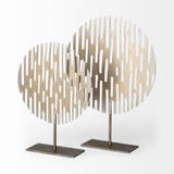 Ezra (Large) 13L x 3W Gold Metal Circular Decorative Object from Mercana - Luna Furniture