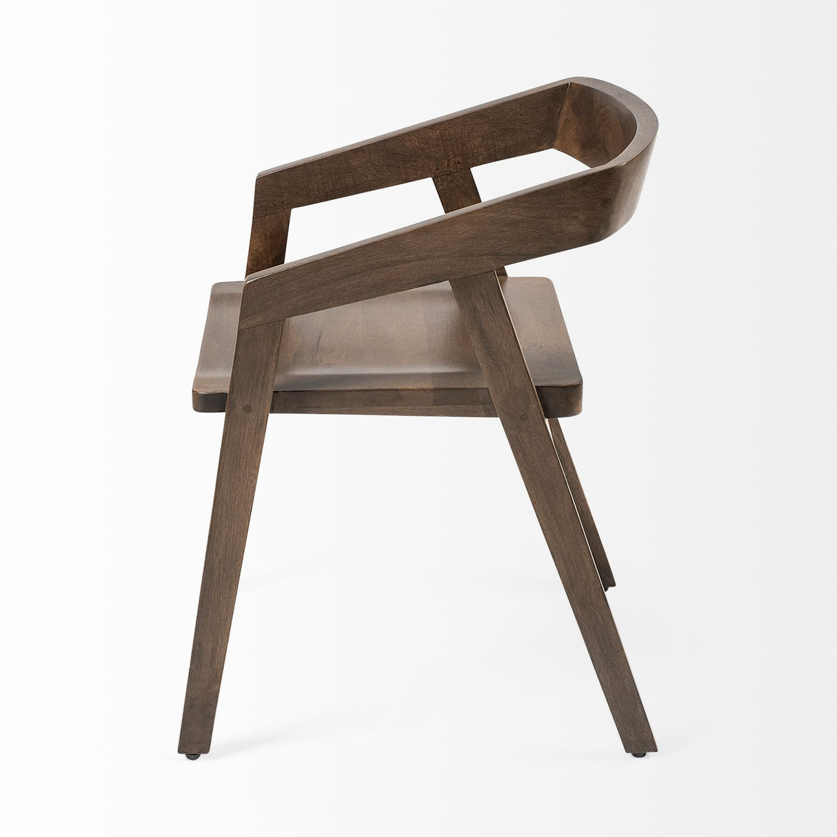 Nicholas I Onyx Brown Solid Wood Dining Chair from Mercana - Luna Furniture