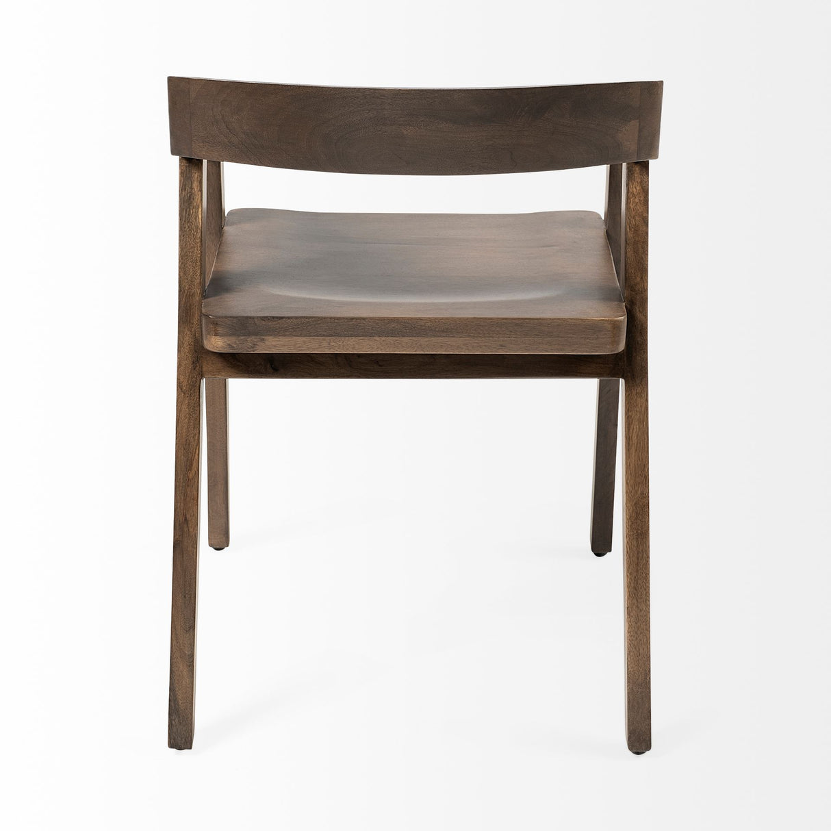 Nicholas I Onyx Brown Solid Wood Dining Chair from Mercana - Luna Furniture