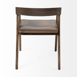 Nicholas I Onyx Brown Solid Wood Dining Chair from Mercana - Luna Furniture