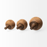 Afra Medium Solid Wood Vase Shaped Decorative Object from Mercana - Luna Furniture