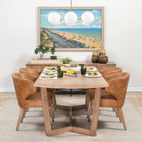 Lahey (28.3"Lx 44"Wx21"H) Gold Multi-Arm w/ Frosted Glass Globe Six Bulb Chandelier from Mercana - Luna Furniture
