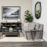 Farmhampton Large Gray Spoked Ceramic Vase from Mercana - Luna Furniture