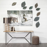 Brattea 14H Medium Metal Leaf Wall Art from Mercana - Luna Furniture