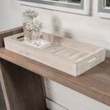 Horatio 28L x 12W Natural Wood Rectangular Serving Tray from Mercana - Luna Furniture