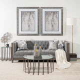 Casual Shade I by Samuel Dixon a Hand Embellished Textured Framed Art Print Matted under Glass from Mercana - Luna Furniture
