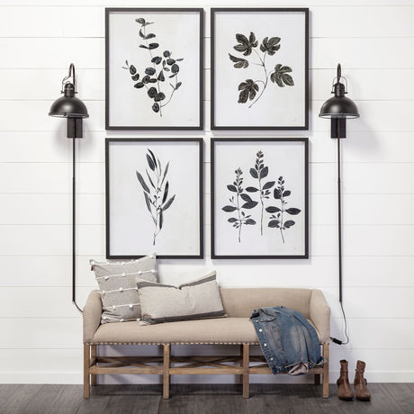 Botanical Study II by Julia Purinton a Hand Embellished Textured Framed Art Print Matted under Glass from Mercana - Luna Furniture