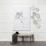 Arrangement I by Hiraki a Hand Embellished Textured Canvas from Mercana - Luna Furniture
